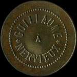 Jeton de 5 centimes �mis par Guillaume � Nervieux (42510 - Loire) - avers