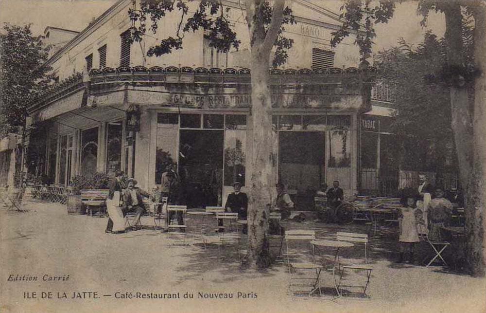 Ile de la Jatte - Caf�-Restaurant du Nouveau Paris