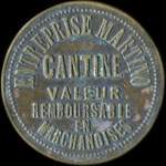 Jeton de 10 centimes émis par Entreprise Martino à Nice (06000 - Alpes-Maritimes) - avers
