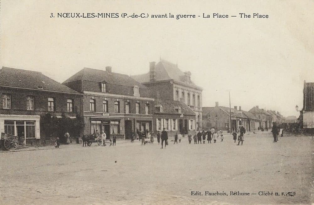 N&oelig;ux-les-Mines (62290 - Pas-de-Calais) avant la guerre - La Place
