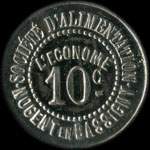 Jeton de 10 centimes �mis par la Soci�t� d'Alimentation l'Econome - Nogent-en-Bassigny (52800 - Haute-Marne) - avers
