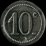 Jeton de 10 centimes �mis par la Soci�t� d'Alimentation l'Econome - Nogent-en-Bassigny (52800 - Haute-Marne) - revers