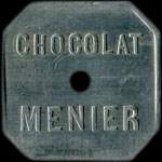 Jeton de nécessité 20 centimes Chocolat Menier à Noisiel - type 2 - avers