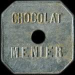 Jeton de nécessité 20 centimes Chocolat Menier à Noisiel - type 3 - avers