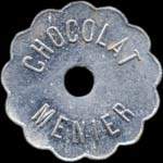 Jeton de nécessité 5 centimes Chocolat Menier à Noisiel - type 2 - avers