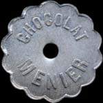 Jeton de nécessité 10 centimes Chocolat Menier à Noisiel - type 1 - avers
