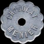 Jeton de nécessité 10 centimes Chocolat Menier à Noisiel - type 2 - avers
