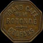 Jeton de 40 centimes �mis par le Grand Caf� de la Rotonde � Orl�ans (45000 - Loiret) - avers