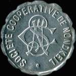 Jeton de 5 centimes �mis par la Soci�t� Coop�rative de Nondkeil � Ottange (57840 - Moselle) - avers