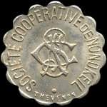 Jeton de 25 centimes �mis par la Soci�t� Coop�rative de Nondkeil � Ottange (57840 - Moselle) - avers