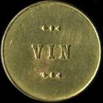 Jeton de Vin �mis par les Usines d'Ottange (Moselle) 1862 � Ottange (57840 - Moselle) - revers