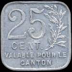 Jeton de 25 centimes 1921 - 1925 �mis par l'Union Commerciale de Pacy-sur-Eure (27120 - Eure) - revers