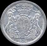 Jeton de 10 centimes 1922 �mis par l'Union Commerciale et Industrielle de P�ronne (80200 - Somme) - avers