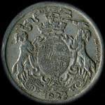 Jeton de 25 centimes 1922 �mis par l'Union Commerciale et Industrielle de P�ronne (80200 - Somme) - avers