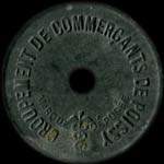 Jeton de 1 centime �mis par le Groupement de Commer�ants de Poissy (78300 - Yvelines) - avers