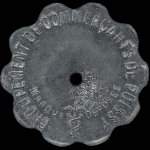 Jeton de 2 centimes �mis par le Groupement de Commer�ants de Poissy (78300 - Yvelines) - avers