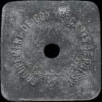 Jeton de 50 centimes �mis par le Groupement de Commer�ants de Poissy (78300 - Yvelines) - avers