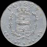 Jeton de 5 centimes 1918 �mis par l'Union du Commerce & de l'Industrie de Poissy (78300 - Yvelines) - avers