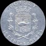 Jeton de 25 centimes 1918 �mis par l'Union du Commerce & de l'Industrie de Poissy (78300 - Yvelines) - avers