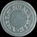 Jeton de 1 franc émis par l'Asile Sainte-Marie à Privas (07000 - Ardèche) - avers