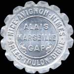 Jeton 10 centimes 1921 �mis par la R�gion Proven�ale - avers