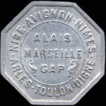 Jeton 25 centimes 1921 �mis par la R�gion Proven�ale - avers
