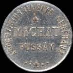 Jeton de 5 centimes �mis par les Approvisionnements G�n�raux Pussay (91740 - Essonne) - avers