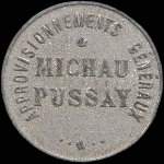 Jeton de 10 centimes �mis par les Approvisionnements G�n�raux Pussay (91740 - Essonne) - avers