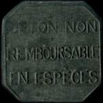 Jeton de 10 centimes �mis par la Ville de Roanne - Boucheries Municipales (42300 - Loire) - revers