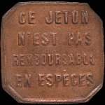 Jeton de 10 centimes �mis par la Ville de Roanne (42300 - Loire) - revers