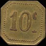 Jeton de 10 centimes �mis par la Maison Camboulives - Cantinier � Rochefort-sur-Mer (17300 - Charente-Maritime) - revers
