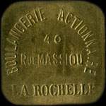Jeton de 1 kg émis par la Boulangerie Actionnaire - 40 Rue Massiou à La Rochelle (17000 - Charente-Maritime) - avers