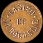 Jeton de 2 francs émis par le Casino de La Rochelle (17000 - Charente-Maritime) - avers