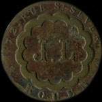 Jeton de 10 centimes �mis par J.L - 72, Rue Saint-Sever � Rouen (76000 - Seine-Maritime) - avers