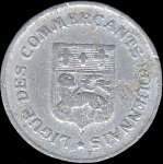 Jeton de 5 centimes 1920 �mis par la Ligue des Commer�ants Rouennais � Rouen (76000 - Seine-Maritime) - avers