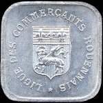 Jeton de 25 centimes 1920 �mis par la Ligue des Commer�ants Rouennais � Rouen (76000 - Seine-Maritime) - avers