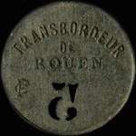 Jeton de 5 centimes �mis par le Transbordeur de Rouen (76000 - Seine-Maritime) - revers
