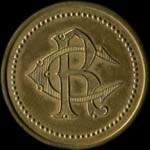 Jeton de 20 francs �mis par le Casino Municipal de Royat (63130 - Puy-de-D�me) - avers