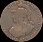 Jeton de n�cessit� de 2 sols 6 deniers - 1791 - An III �mis par la Caisse de Bonne Foy pendant la R�volution fran�aise - avers
