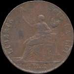 M�daille de confiance de deux sols � �changer contre des assignats de 50L et au dessus - 2 sols 1791 - An III - cuivre - �mise par Monneron pendant la R�volution fran�aise - avers