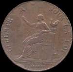 M�daille de confiance de deux sols � �changer contre des assignats de 50L. et au dessus - 2 sols 1791 - An III - cuivre - �mise pendant la R�volution fran�aise - avers