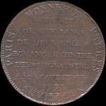 M�daille de confiance de deux sols � �changer contre des assignats de 50L. et au dessus - 2 sols 1791 - An III - cuivre - �mise pendant la R�volution fran�aise - revers
