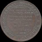 M�daille de confiance de cinq-sols... - 5 sols 1792 - An IV - cuivre - �mise par Monneron pendant la R�volution fran�aise - revers