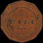 Jeton de 1 franc émis par St G. C. & C. (St Gobain, Chauny & Cirey) à Sain-Bel (69210 - Rhône) - avers
