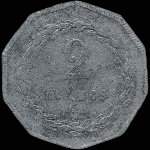 Jeton de 2 francs émis par St G. C. & C. (St Gobain, Chauny & Cirey) à Sain-Bel (69210 - Rhône) - revers