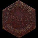 Jeton de Pain (type 2 de revers) �mis par Le Fraternelle Amandinoise � Saint-Amand-les-Eaux (59230 - Nord) - avers