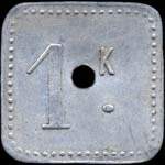 Jeton de 1 kg �mis par La Mutuelle de Saint-Cloud (92210 - Hauts-de-Seine) - revers