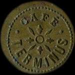 Jeton de 30 centimes �mis par le Caf� Terminus � Saint-Di� (88100 - Vosges) - avers
