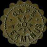 Jeton de 40 centimes �mis par le Caf� Terminus � Saint-Di� (88100 - Vosges) - avers