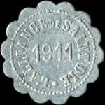 Jeton de 1 franc 1911 �mis par L'Alliance de Saint-Di� (88100 - Vosges) - avers
